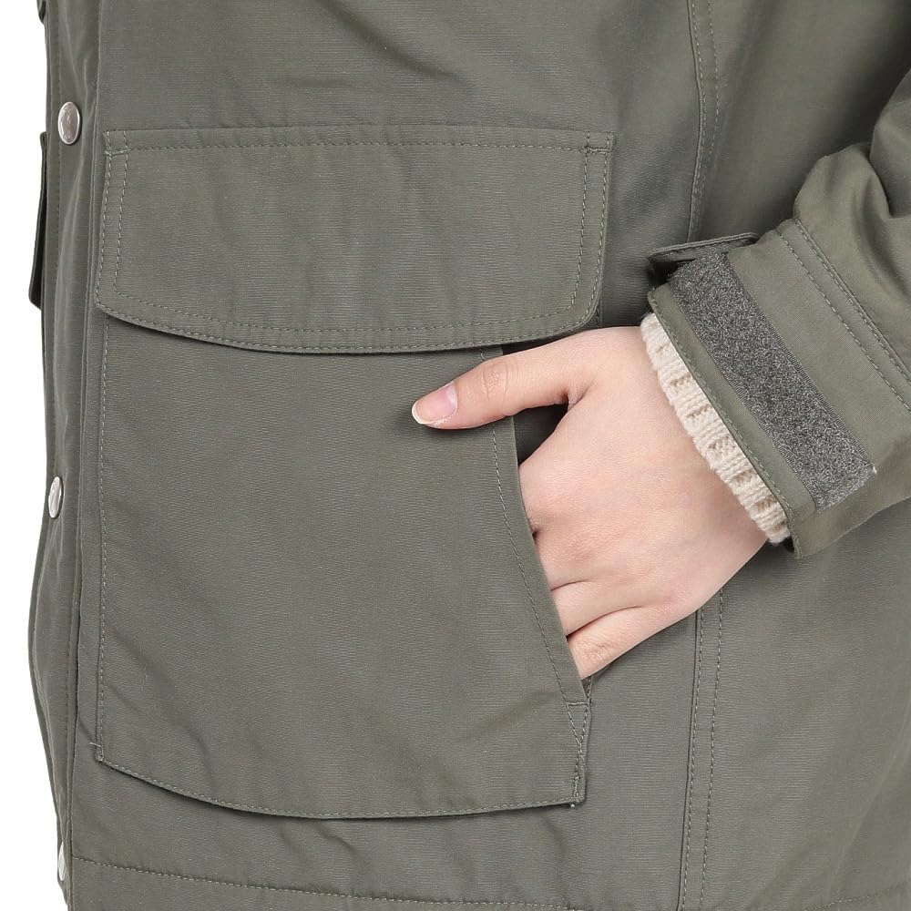 Chums Camping Boa Size L Women's Parka, Olive,
