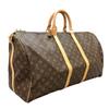 LOUIS VUITTON Monogram Keepal Band Lierre 55 Boston bag Brown Women used