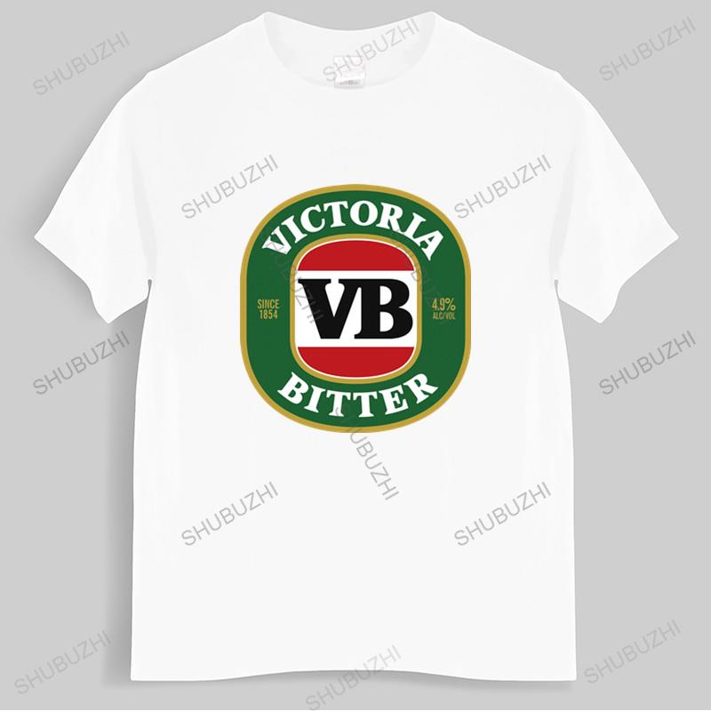 

cotton tshirt men summer tees victoria bitter beer T shirt vb australia alcohol aussie men cotton tshirt Funny Mens Tshirt S