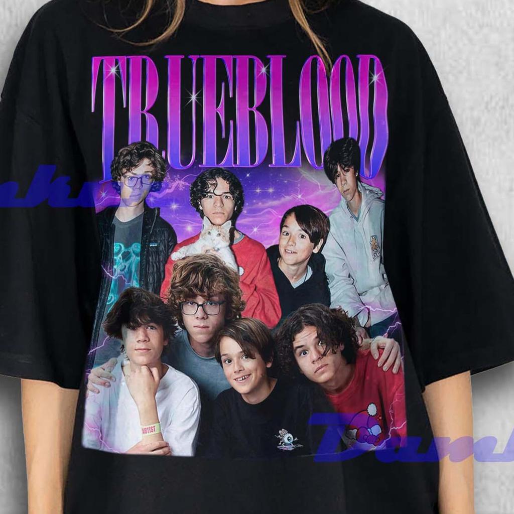 Trueblood Hemd, Trueblood T-Shirt, True Blood Fanartikel, True Blood Band T-Shirts, Trueblood T-Shirt, Trueblood Retro T-Shirt, True Blood Geschenk