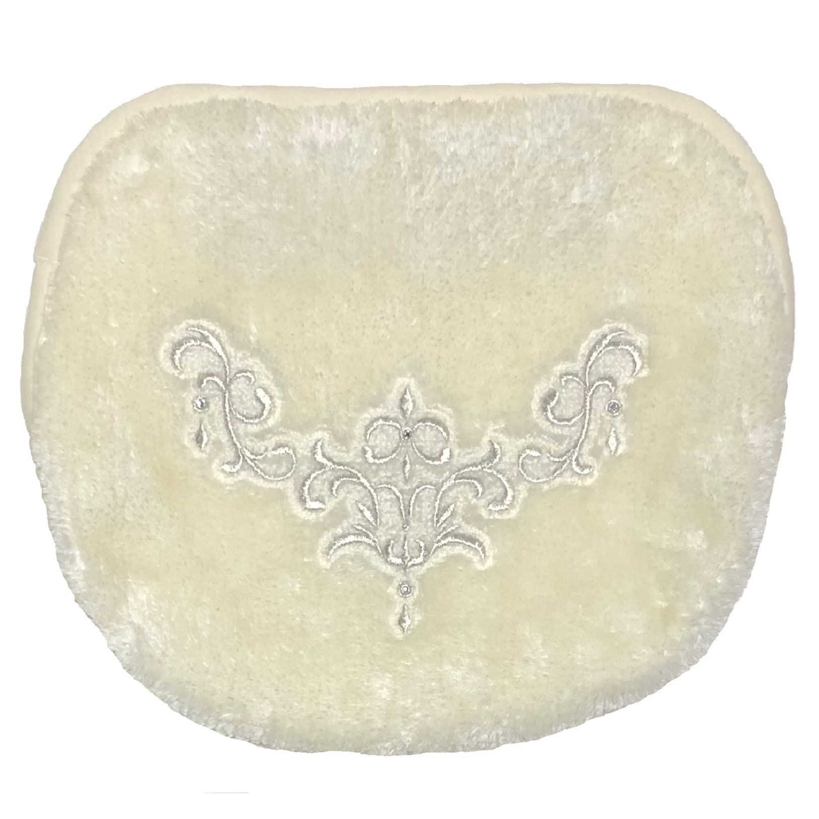 

Senko NYNAS Shanti 2 Toilet Lid with Adhesive Platinum with Elegant 36385 Cover, Multi-Type Sheet, Rhinestones, Design, платиновый