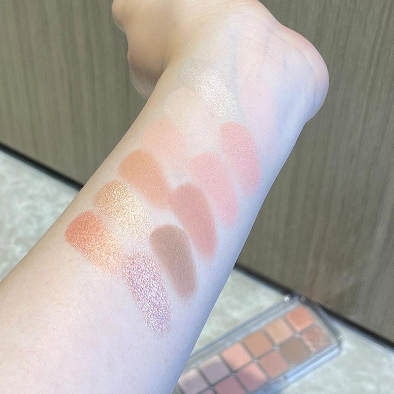 DIKALU Little Begonia 12-Color Eyeshadow Palette - 2025 Shimmer Edition