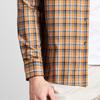 Men's Business Casual Plaid Long-Sleeve Shirt