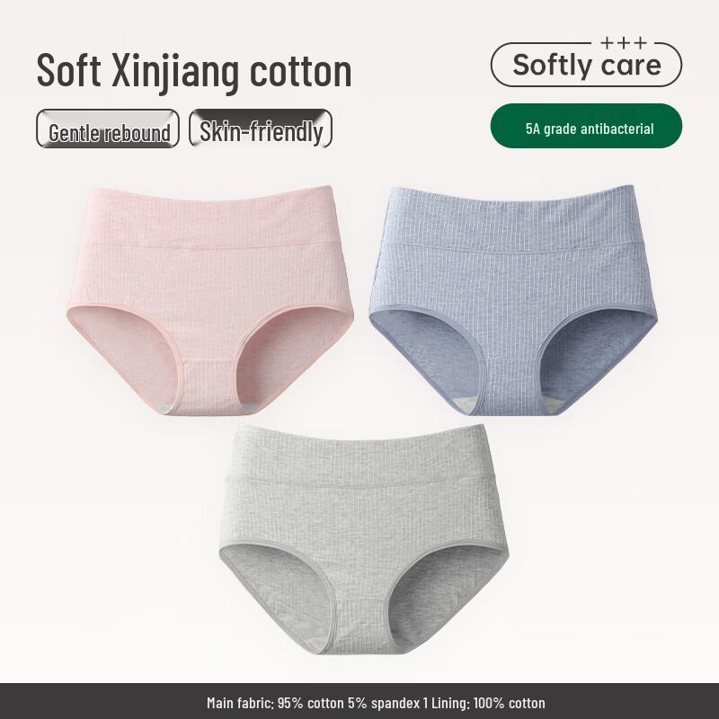 Fenteng Women's High-Waist Cotton Briefs