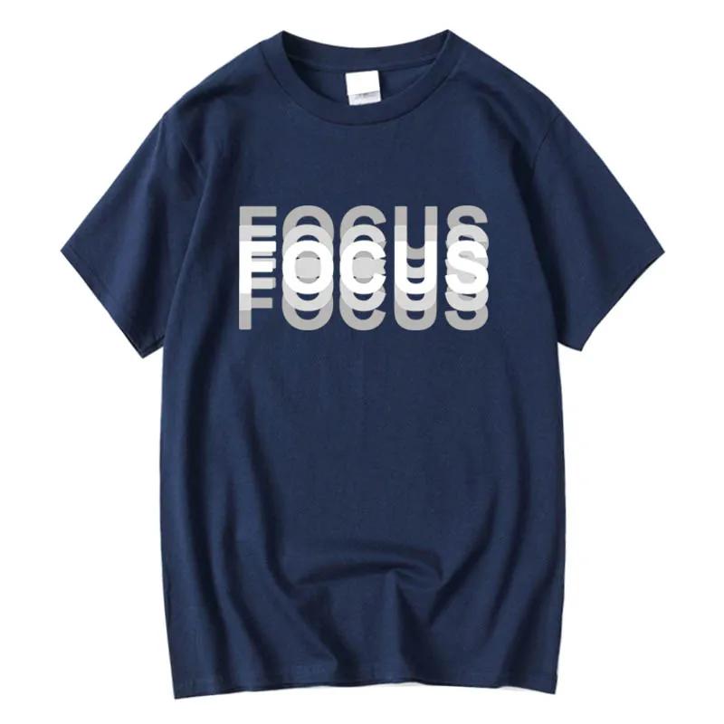 

Summer Mens 100 Cotton High Quality Casual Sports Loose Oversized Funny Focus Print Round Neck Short Sleeved Tshirt Tops 4XL