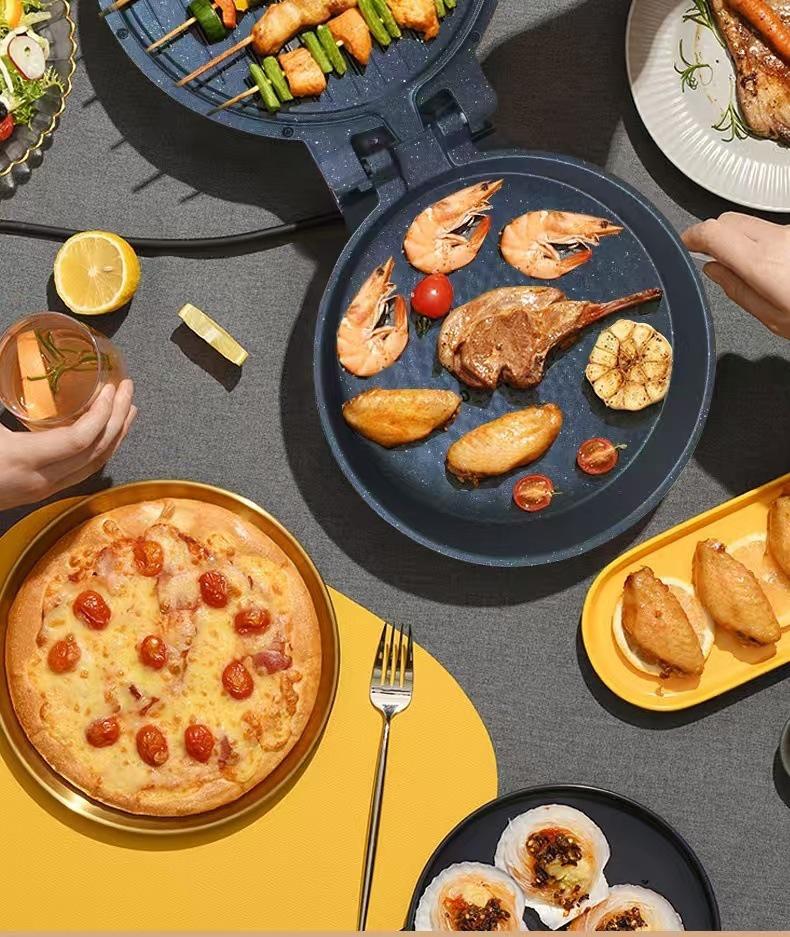 Dual-Sided Non-Stick Electric Griddle for Pancakes, Frying, and Grilling