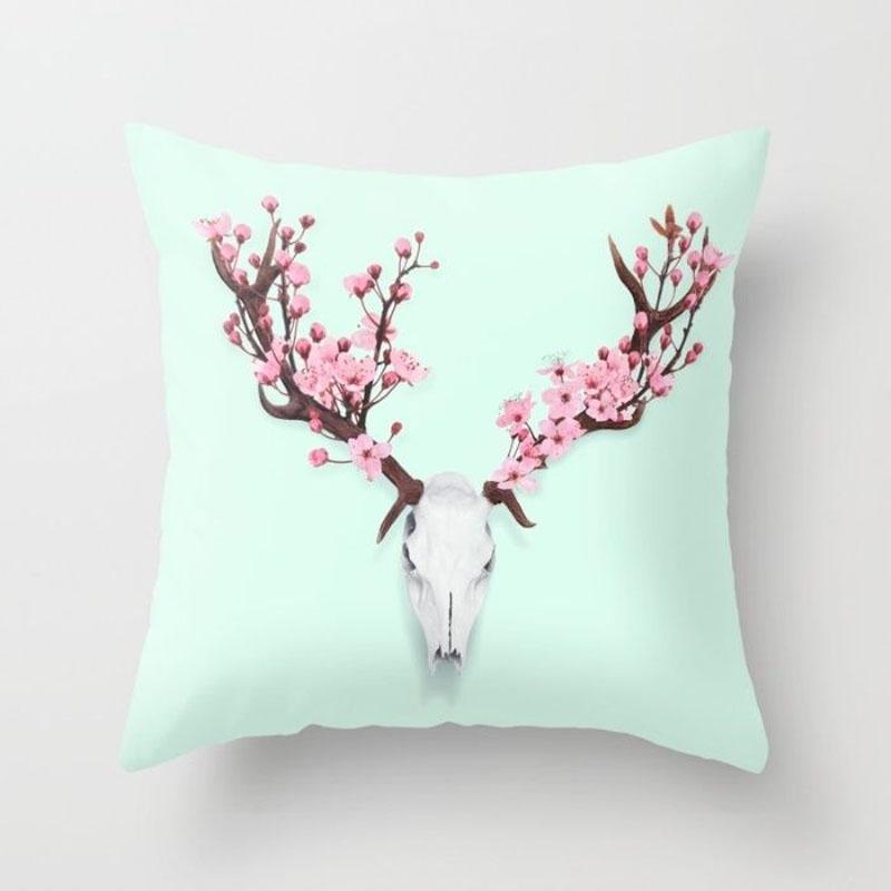 High-quality Polyester Cartoon Animal Pillow Case Cover For Sofa And Home Decor