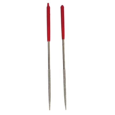Industrie Diamantfeilen Nadelfeile 2 Stk. 3 X 140 Mm