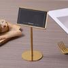 Sleek Menu Card Holder Stainless Steel Place Card Holder Photo Clip Display Rack  Office
