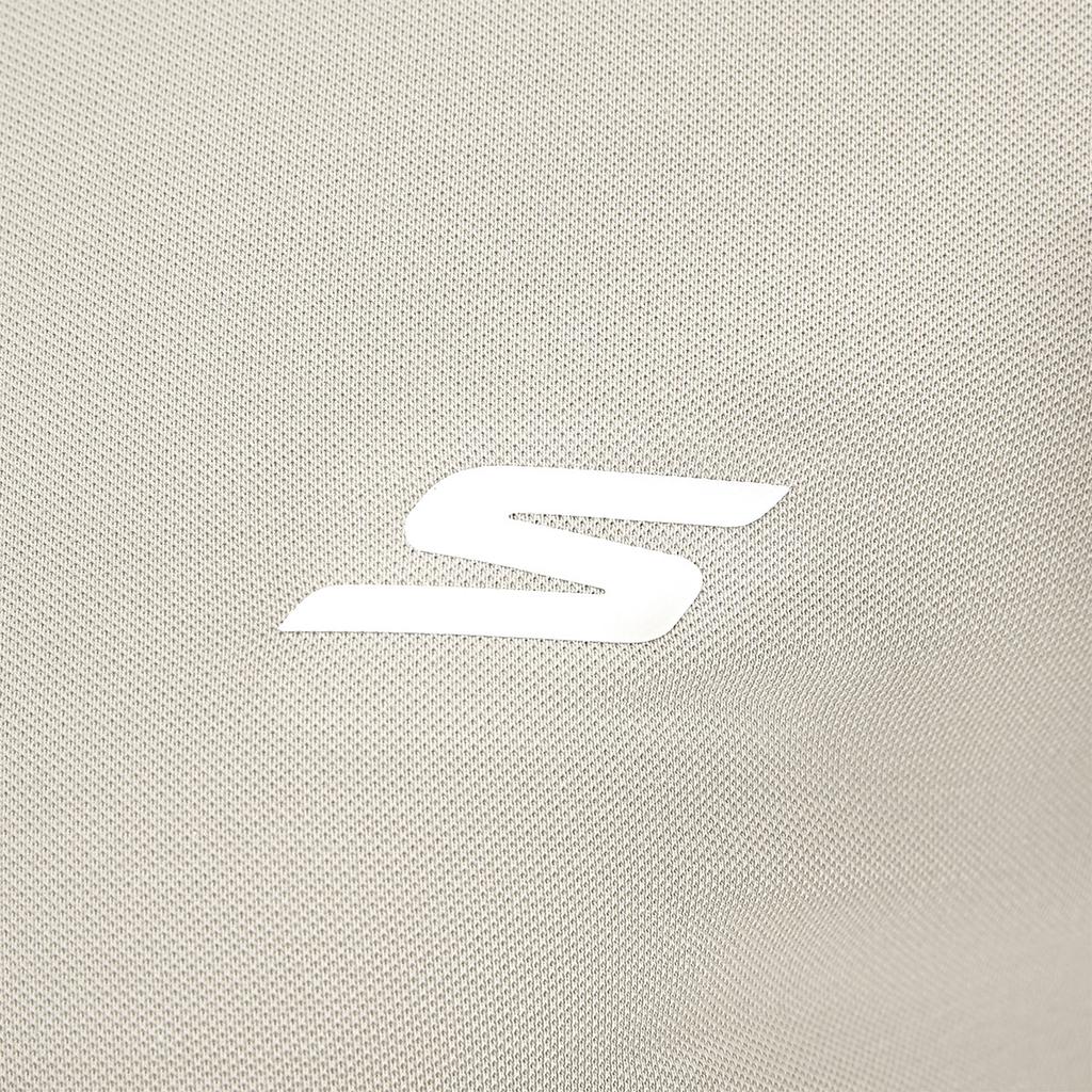 Skechers Quick-Drying Moisture-Wicking Breathable Solid Color Polo Shirt Men Tops P223M126-044Z
