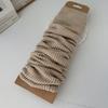 Soft Skin-Friendly Sweat-absorbent Knitted Leg Warmers White Leg Guards Korean Ins Style Foot Covers College JK Slouch Socks