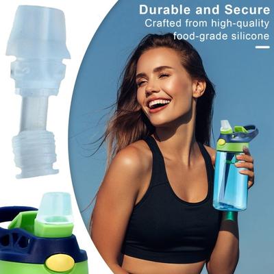 6 pezzi di ricambio per valvola di morso in silicone per bottiglie d'acqua, facile da installare, a prova di perdite, senza BPA, kit di ricambio per bocchino per bottiglie