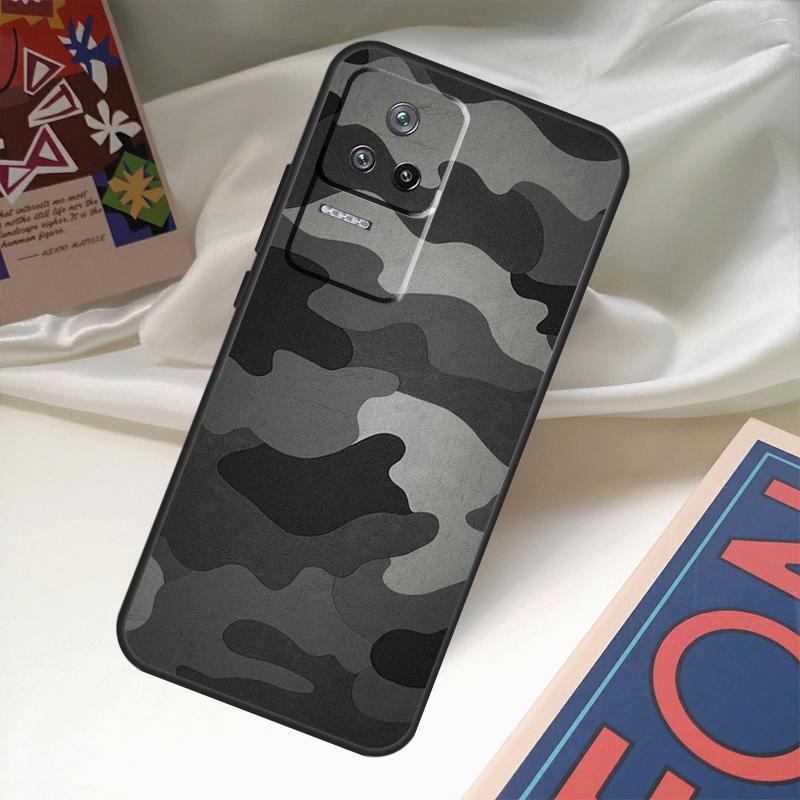 Military Army Camouflage Funda For POCO M6 Pro X3 X4 X5 X6 M5s F3 F5 Xiaomi 13T Pro 12T 11T 12 13 Lite 14 Ultra Case