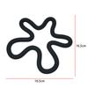 Silicone Trivet Mat Creative Heat Resistant Drinking Cup Mat Drinks Coaster for Countertop Table Cafe Pots and Pans Home