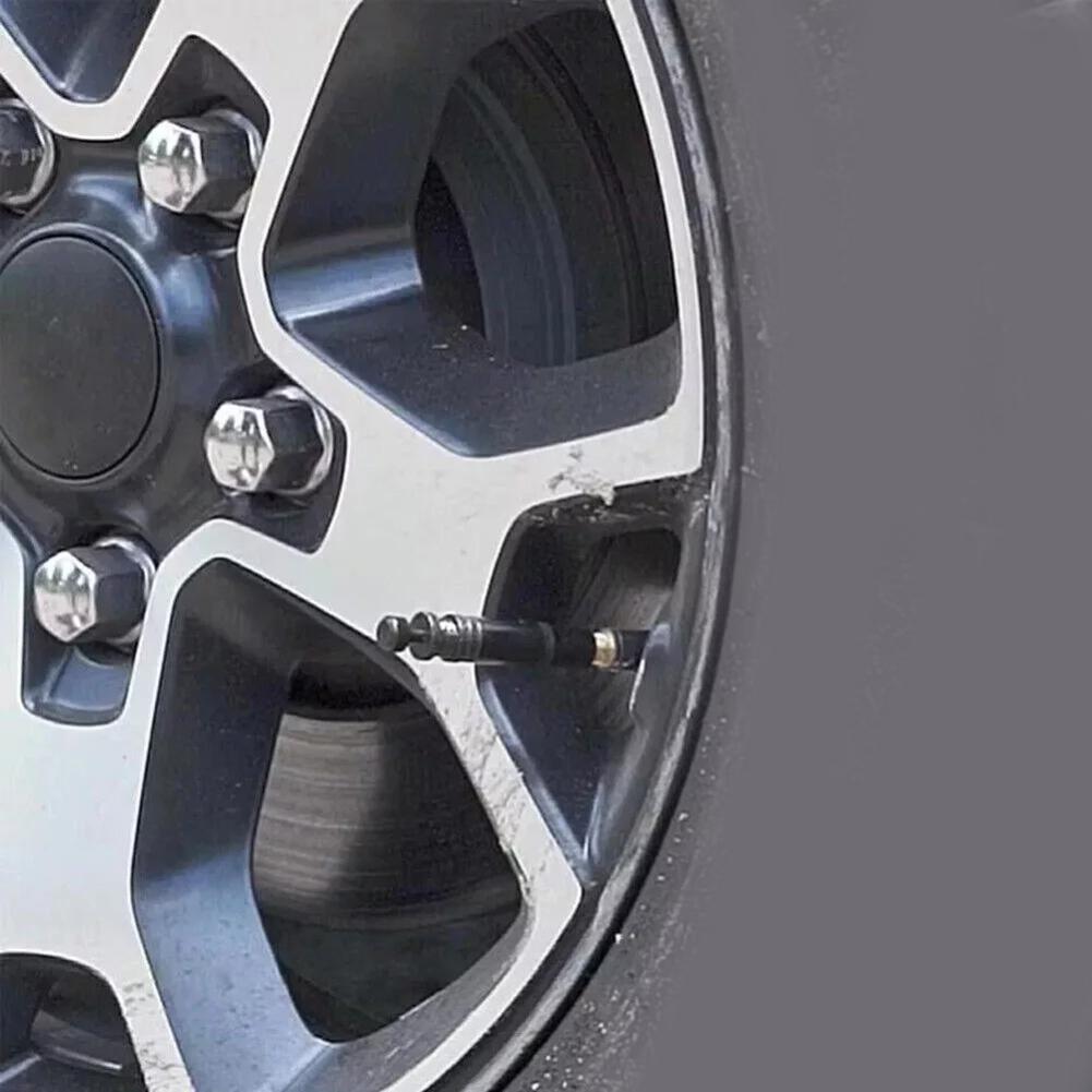 4 Stück Einstellbarer Auto-Stopp Reifenablasser Präzisions-Reifendruckreduzierungswerkzeug Luft-Schnellventil 10-30PSI