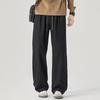 American retro trendy brand lace-up lyocell casual pants men's autumn new loose wide-leg straight trousers