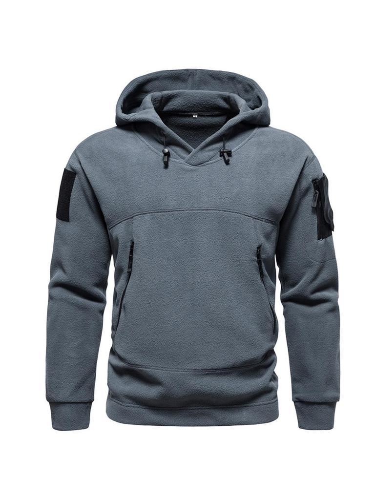 2025 Men's Tactical Hooded Fleece Sweatshirt for Fall/Winter