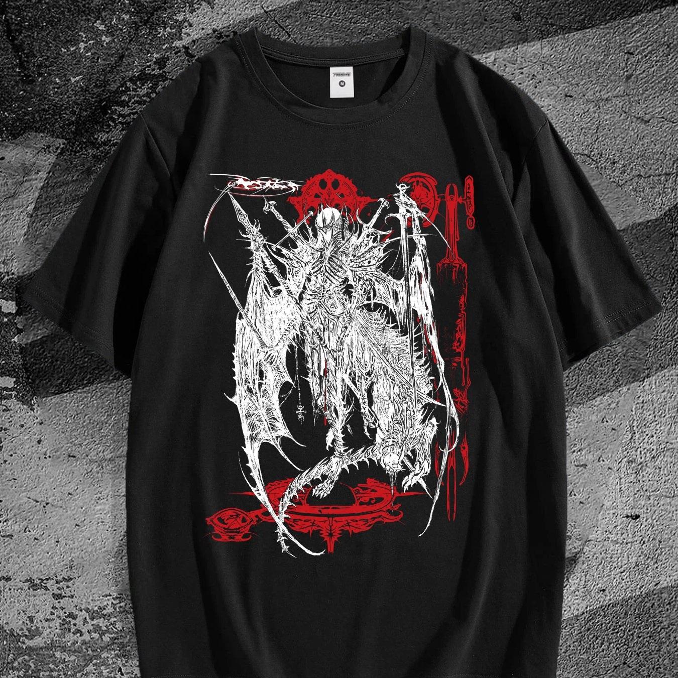 Простая текстовая мужская летняя повседневная футболка с коротким рукавом L чёрный