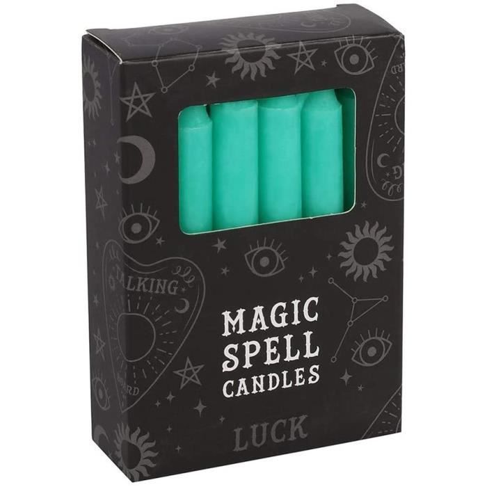 Bougie - Miss Pretty London - Vert' Luck - 12 pièces - 10 cm - Durée 1h20