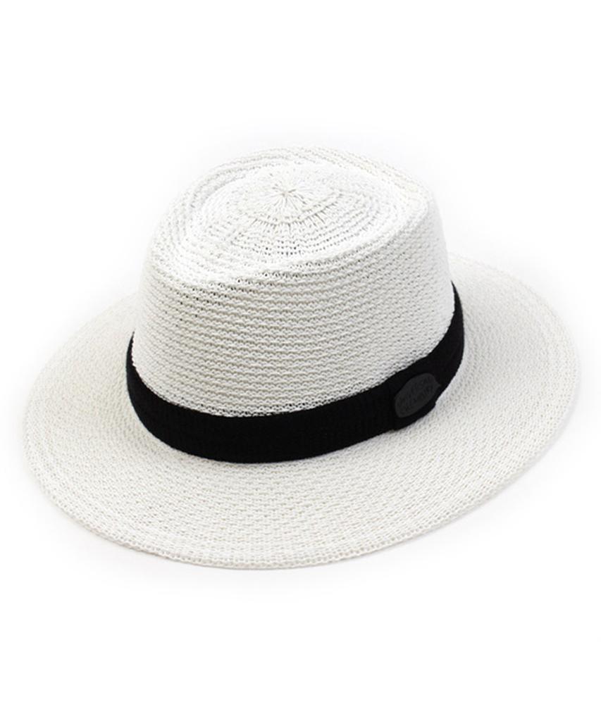 Yunibeosyeolkemiseuteuli White Long Knit Fedora Bk Summer Fedora