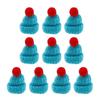  Bundle of 10 Mini Knitted Hats Clothing Accessories DIY Decorative Crafts House