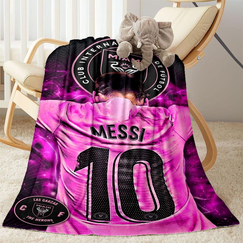 Messi 32 Blanket Durable Comfort Suitable for Seaside Office Couch All-Season Use Stylish Decor Birthday Christmas Gift Blanket