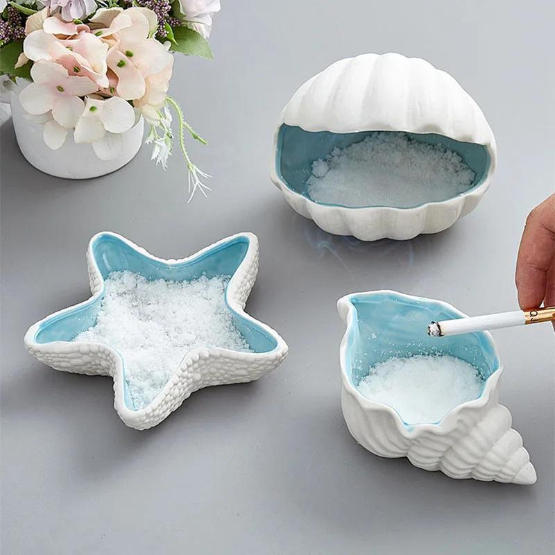 Ceramic Tray, Used for Storing Conch Shells, Home Decor, Room Decor, Jewellery, Key Storage Box, Christmas Gifts