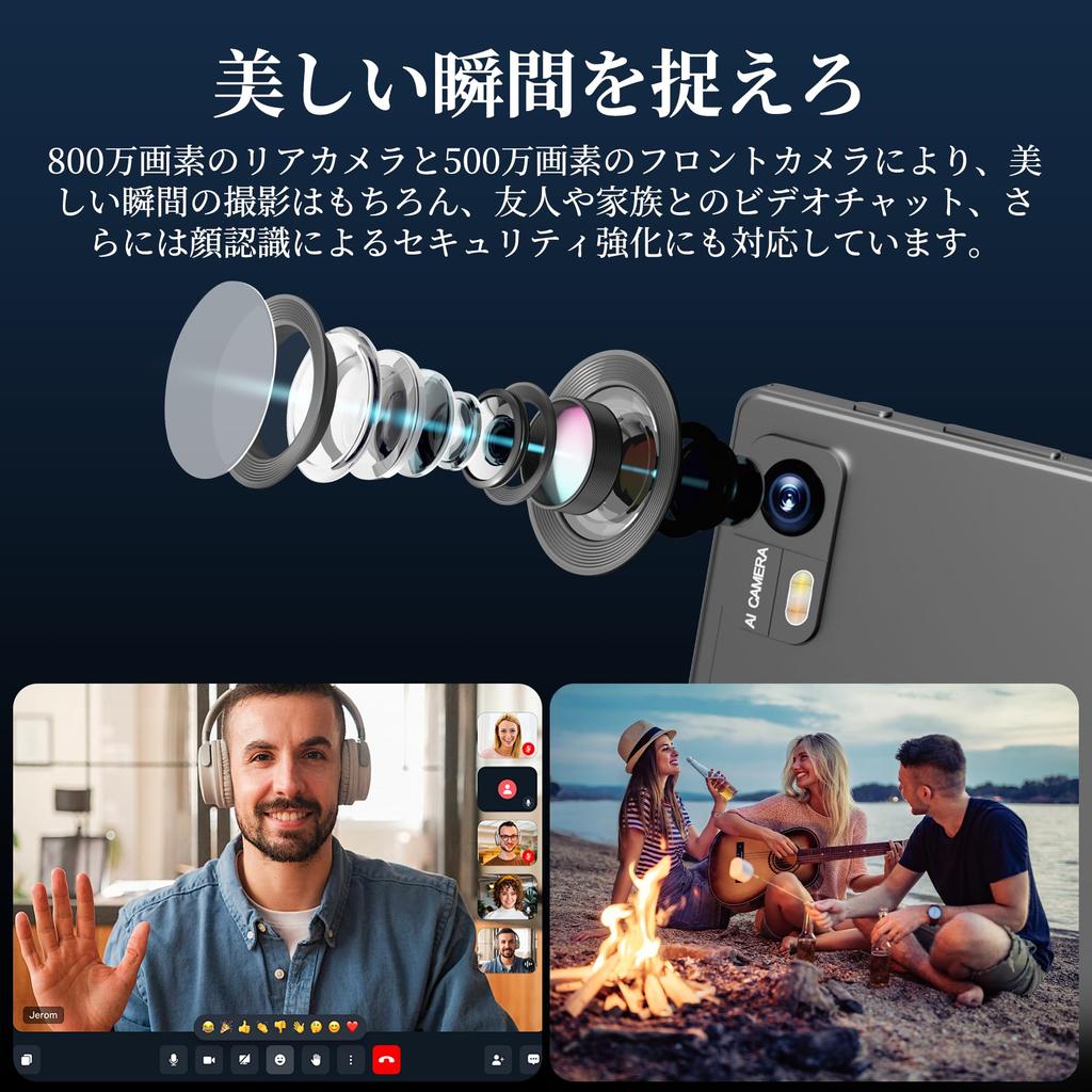 Android 15 X50 Android Tablet with 24GB 128GB 2TB Thin and 8000mAh Widevine L1 Incell IPS 5G GMS Wireless Split and Protective Case Perfect for Work