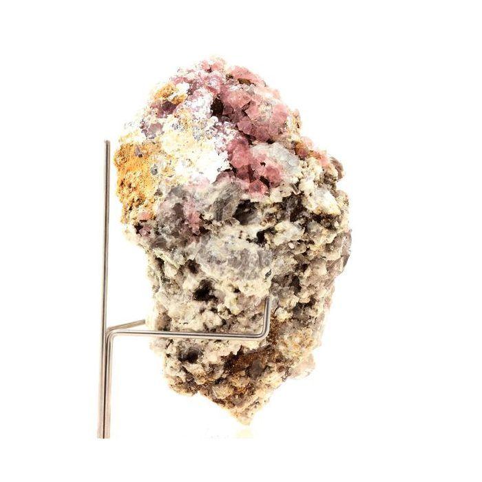 Pierres et Minéraux. Fluorite + Quartz. 873.0 ct. Glacier Argentière, Massif du Mont-Blanc, France.