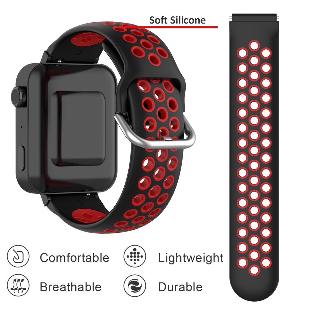 22mm Bracelet For Redmi Watch 5 Active/Lite Sport Wristband Accessories Strap For Huawei GT5 46mm GT2E Silicone Watchband Correa