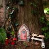 New Mini Fairy Doors Wooden Elf Door Embellishments Home Garden Decor Ornamnet