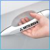 4Pcs Car Door Handle Stickers Tire Rear View Mirror Decals For Mitsubishi Lancer 7 8 I200 Pajero Montero Sport Outlander ASX Mirage Eclipse
