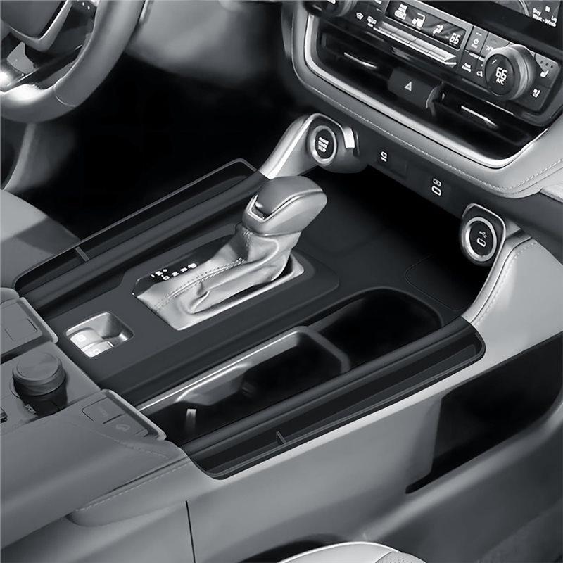 Silicone Center Console Gear Shift Panel Cover For Toyota Grand Highlander 2024 2025 Pocket Organizer Accessories