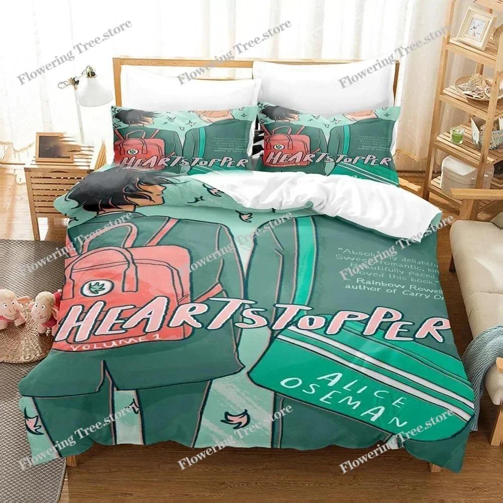 3D Printed Heartstopper Bedding Set Duvet Cover Bedroom Comforter Covers Single Twin King Size Quilt Cover Home Textile029