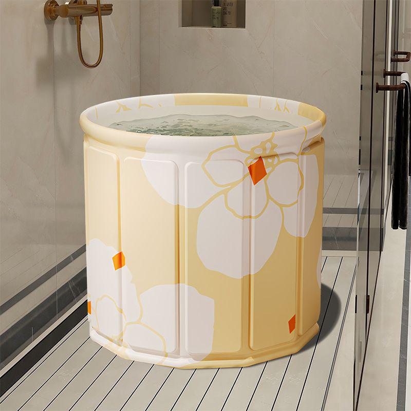Foldable Thickened Adult & Baby Bathtub for Bathing and Swimming, Home Use, Full Body Spa.
