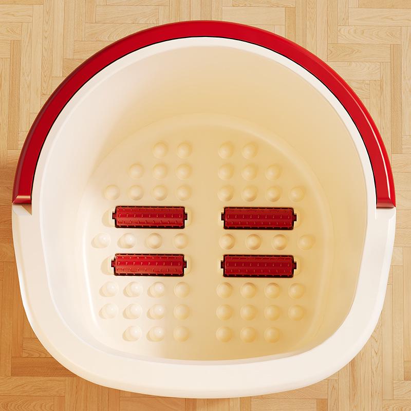 Portable Thickened Foot Bath Bucket with Handle - Calf-Length Foot Washing Tub