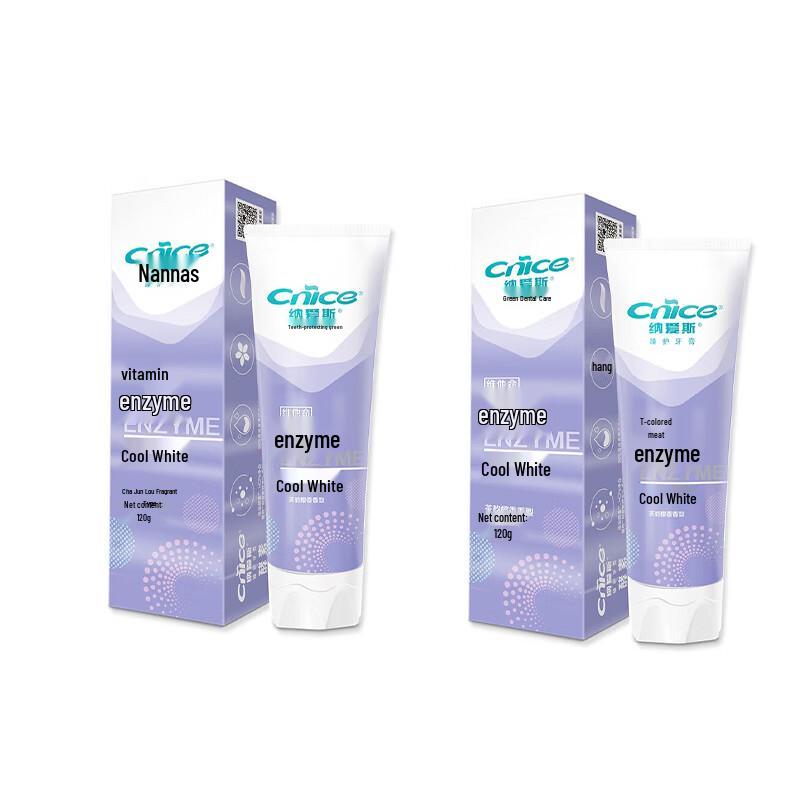 

Nice Enzyme Toothpaste Tea & Cherry Blossom 120g (2-Pack)