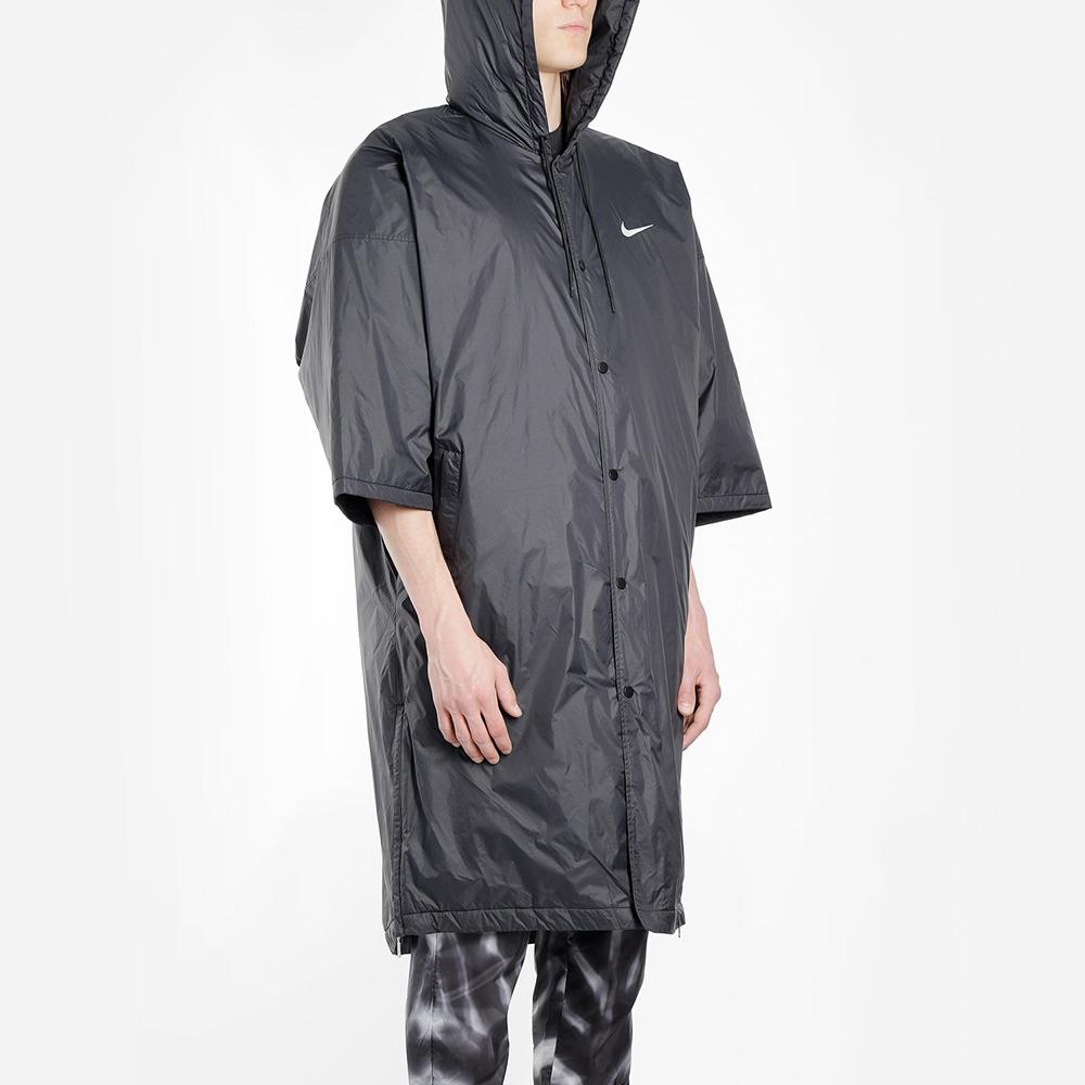 Nike X Fear Of God NRG Parka Short-Sleeve Windbreaker Jacket Men Jackets Black BV4403-010