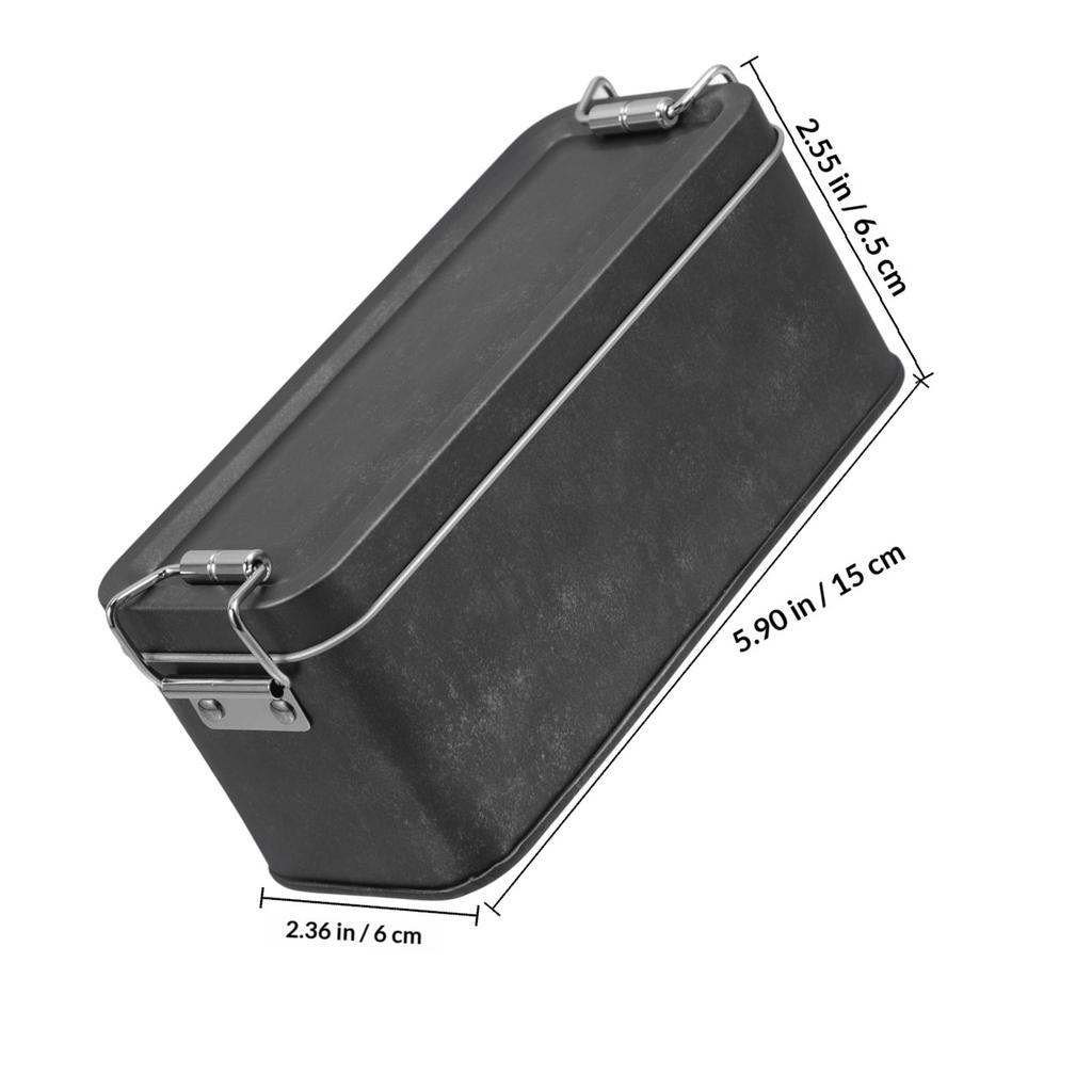 Sturdy Metal Cookie Tin Box with Lid Large Capacity Vintage Tinplate Storage Container for Cookies Candies Snacks Wedding Favor