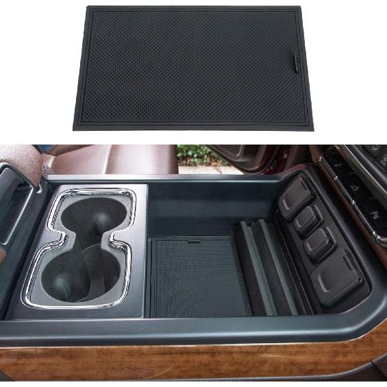 

Center Console Compartment Cover Hidden Organizer Fits 2019-2022 Chevy Silverado/GMC Sierra 1500 and 2020-2023 Chevy Silverado/GMC Sierra 2500HD For 2014-2018 Silverado/S