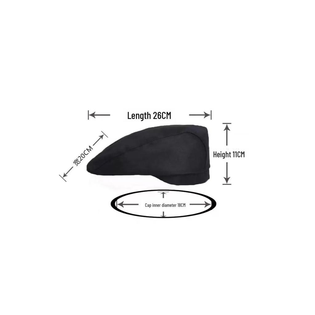 Chef and Pirate Style Beret - Ideal for Hotel, Coffee Shop, and Restaurant Staff.