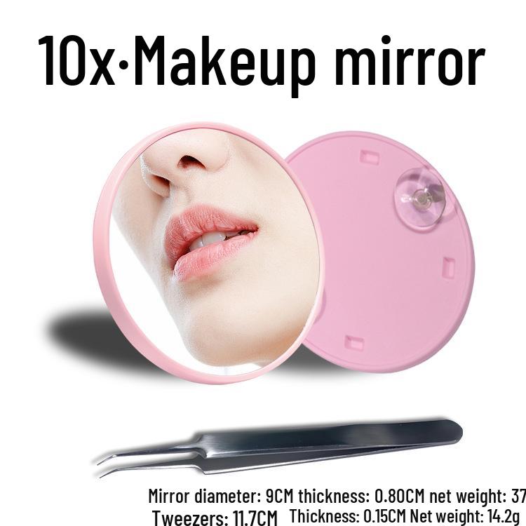 Portable 5x/10x HD Beauty Makeup Mirror with Suction Cup