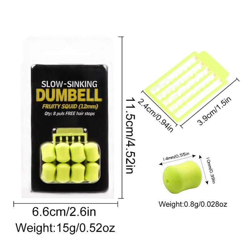 Euro Carp Fishing Corn Lure 8pcs 12pcs Imitation Corn Slow Sinking Fishing Bait with Stopper