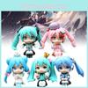Hatsune Miku 5pcs Q Version Model Toy Cartoon Children Cake Baking Decoration