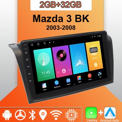 Android Carplay Car Radio For Mazda 3 BK 2003-2008 Multimedia Player Head Unit Stereo GPS Navigation BT WIFI 2+32GB