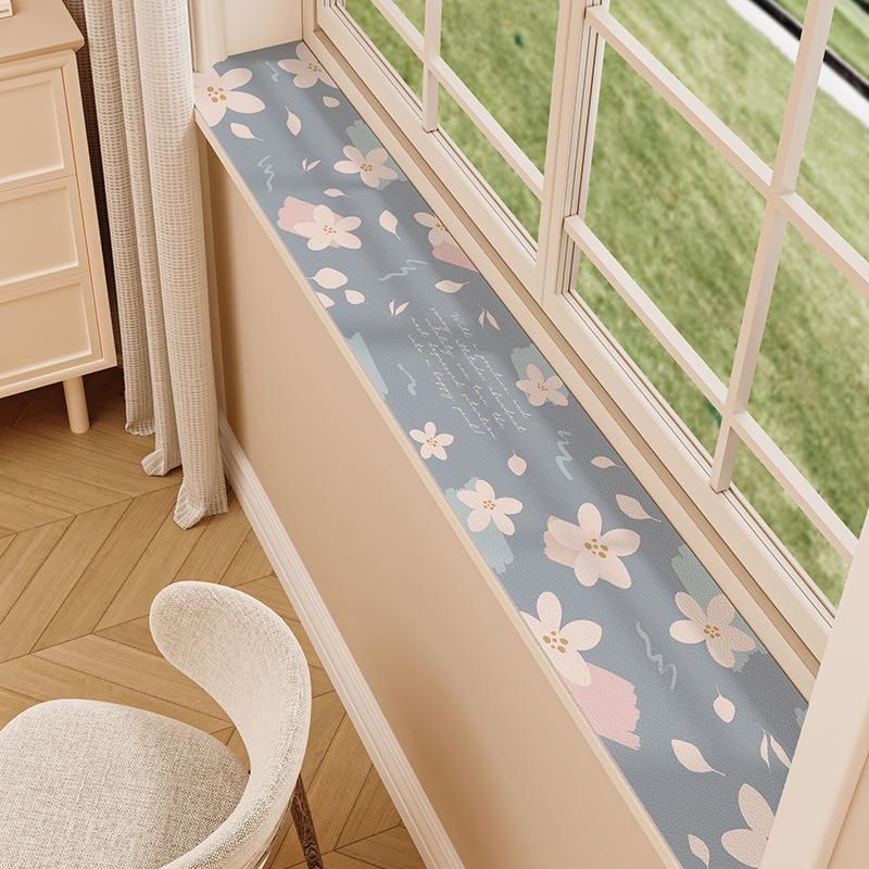 

Надзвичайно вузька накладка на підвіконня Водонепроникна Пилозахисна накладка Захисна накладка Захист від сонця М яка Діатомітова накладка Без ворсу Миюча накладка на підвіконня 15*200cm