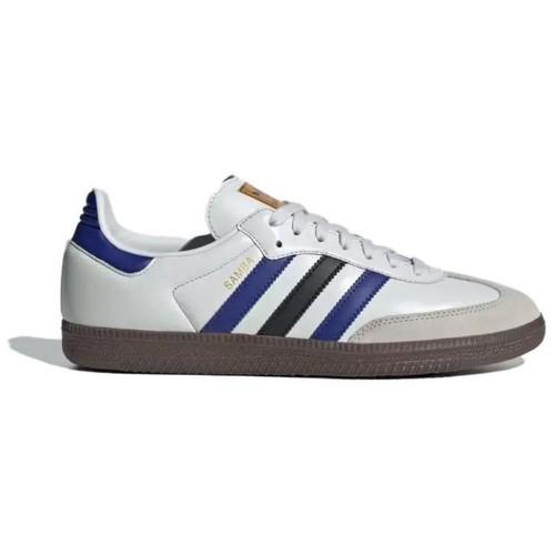 Adidas Samba OG White Active Blue - Id1381 - ID1381
