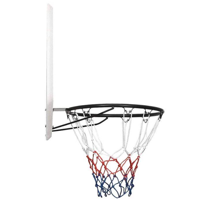 Panneau de basket-ball - VIDAXL - 90x60 cm - Polyéthylène - Montage mural - Usage régulier
