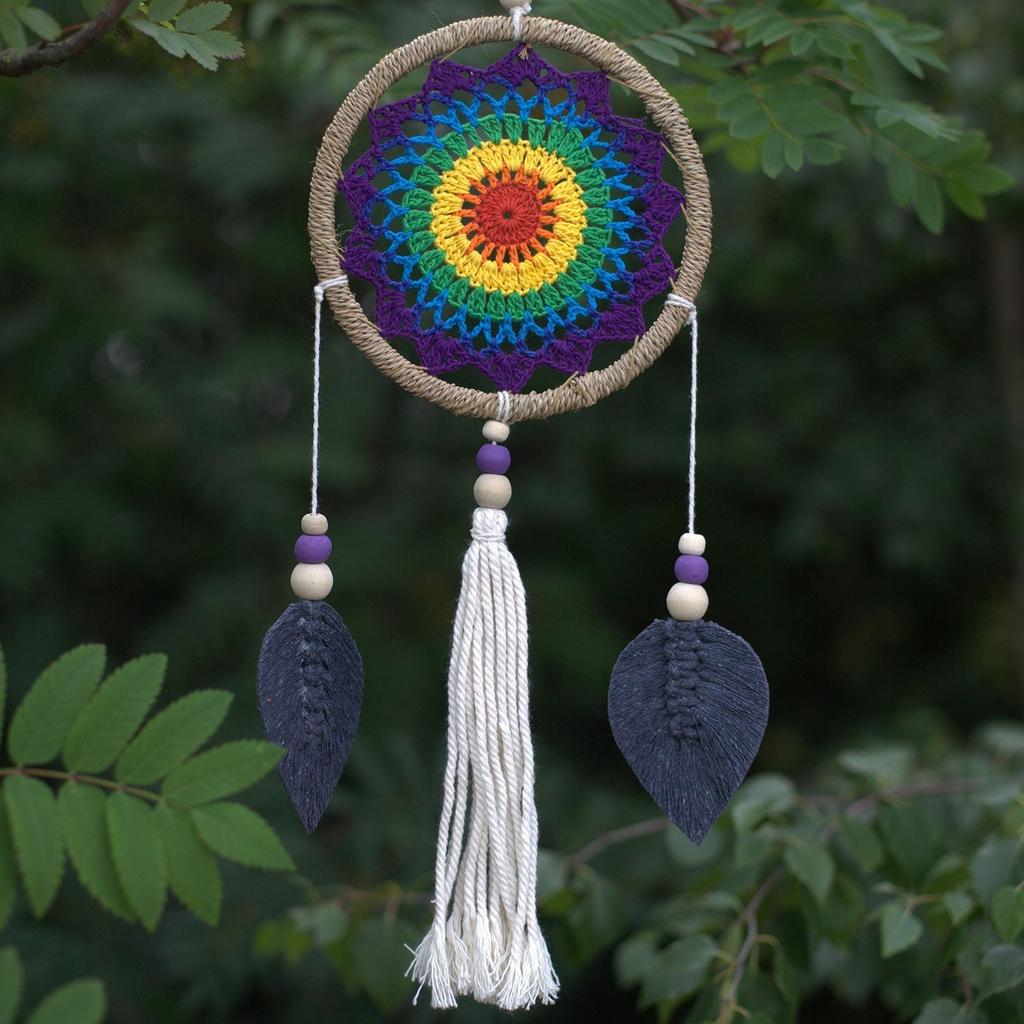Dream Catcher Rainbow No Feathers Handmade Bali