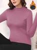 Women's Thick Plus Velvet Warm Innerwear - Sexy Tight-Fitting Base Layer for Autumn/Winter